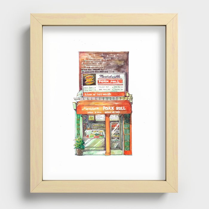 Sydney classic #8: Marrickville pork roll Recessed Framed Print