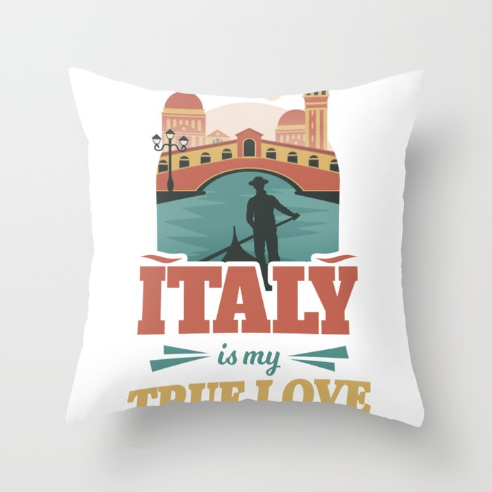 Italy Throw Pillow
