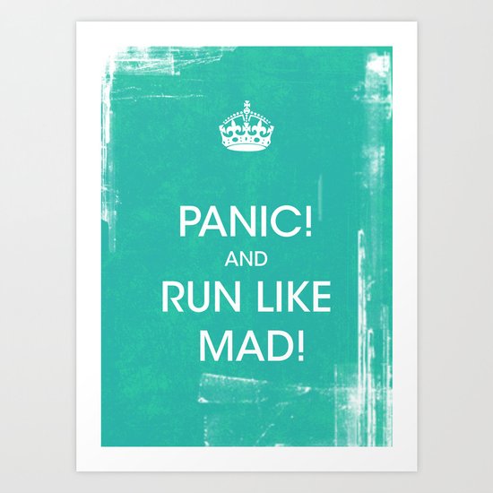 PANIC Art Print