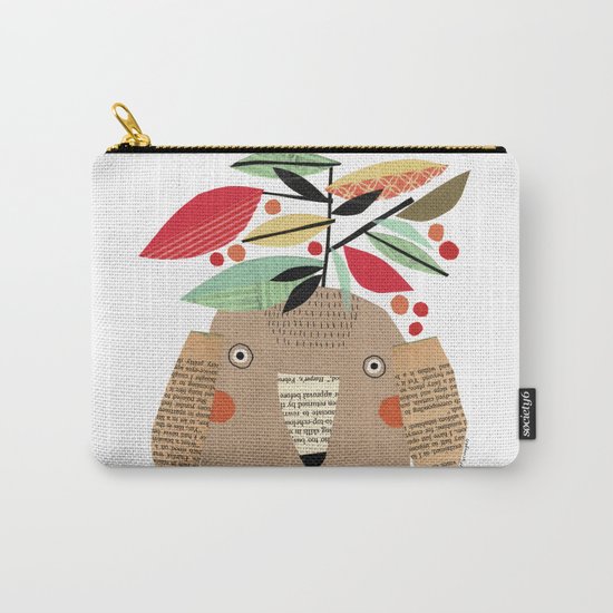 PLANTS ON HEAD Carry-All Pouch