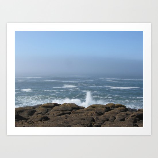 Splashing Up Art Print