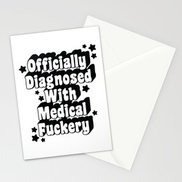 Official Medical Diagnosis Stationery Cards