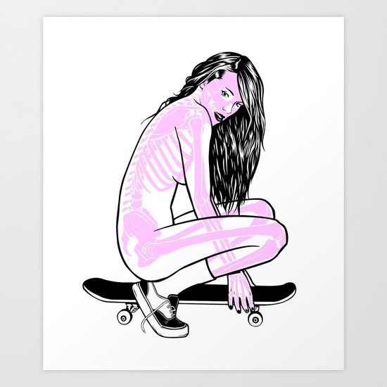 skate and die Art Print