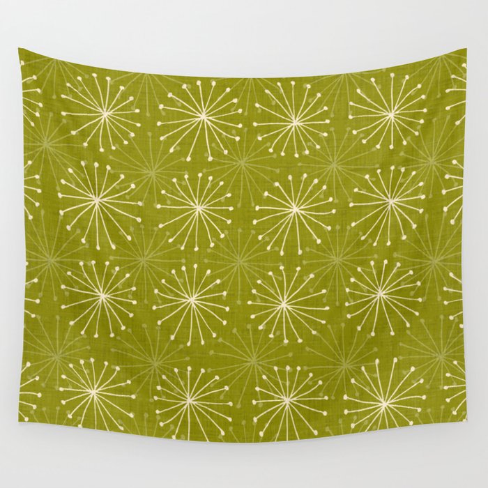 seedheads green Wall Tapestry