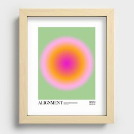 Angel Numbers: Alignment Recessed Framed Print