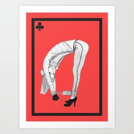 A game of Kinks and Rope Art Print