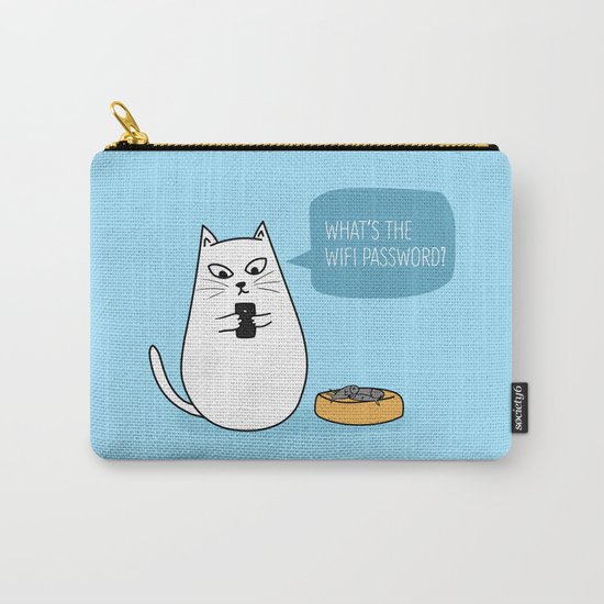 Wifi Cat Carry-All Pouch