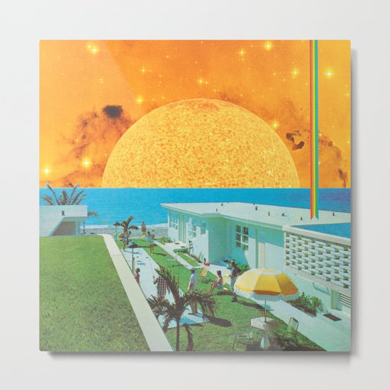 Summer house Metal Print