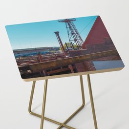 Industrial Alabama Landscape Side Table