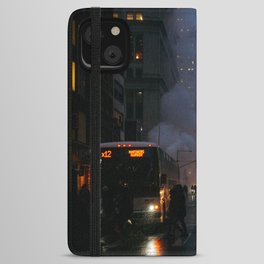 NYC street iPhone Wallet Case
