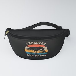 Forester And Proud - Retro Forest Lover Fanny Pack