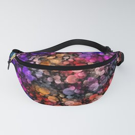 Multicolored Blurred Lights Fanny Pack