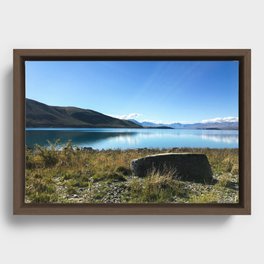 Lakeside View (Punakaiki, New Zealand) Framed Canvas