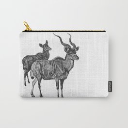 two kudu Carry-All Pouch