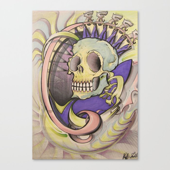 Skull Concept 4 Canvas Print