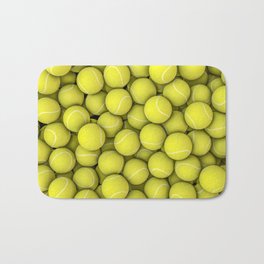Tennis balls Bath Mat