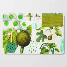 Green Botanical by Pam Smilow Cutting Board