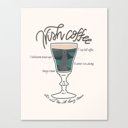 Irish Coffee Canvas Print