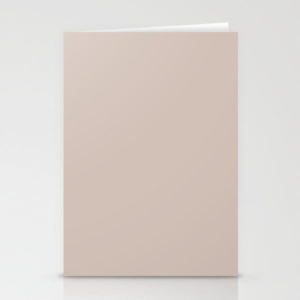 Suede Beige Stationery Cards