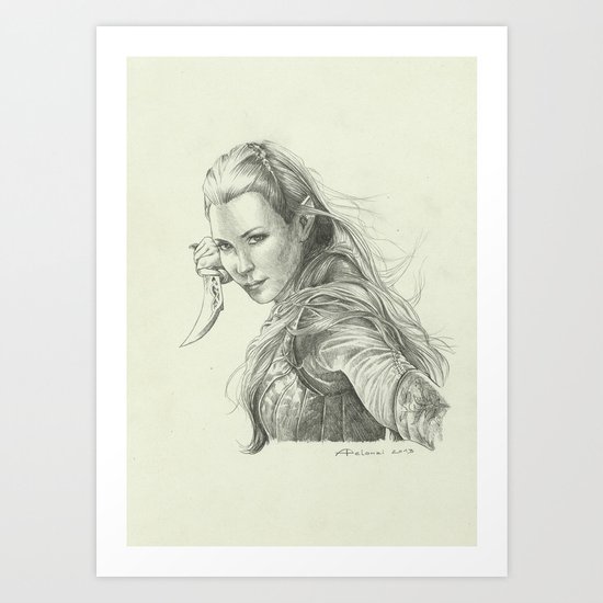 Daughter of Mirkwood Art Print