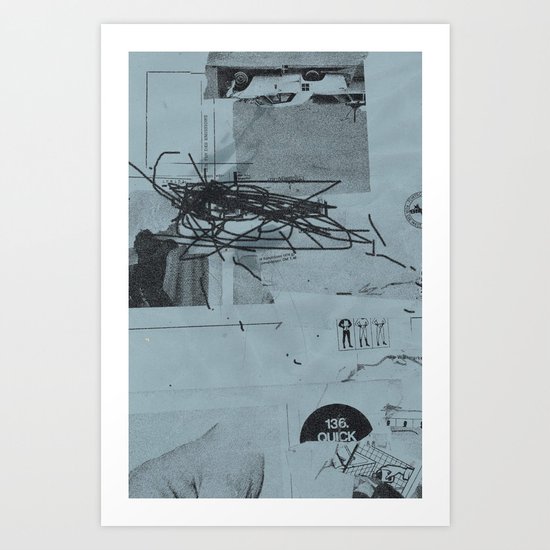 QUICKFLATBLANK Art Print
