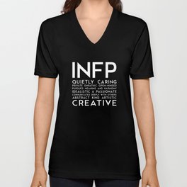 INFP (black version) V Neck T Shirt