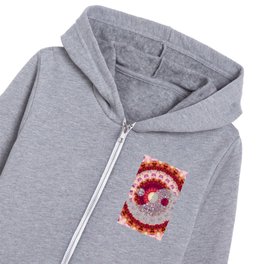 Kindness Mandala Yin And Yang Symbol - Sharon Cummings Kids Zip Hoodie