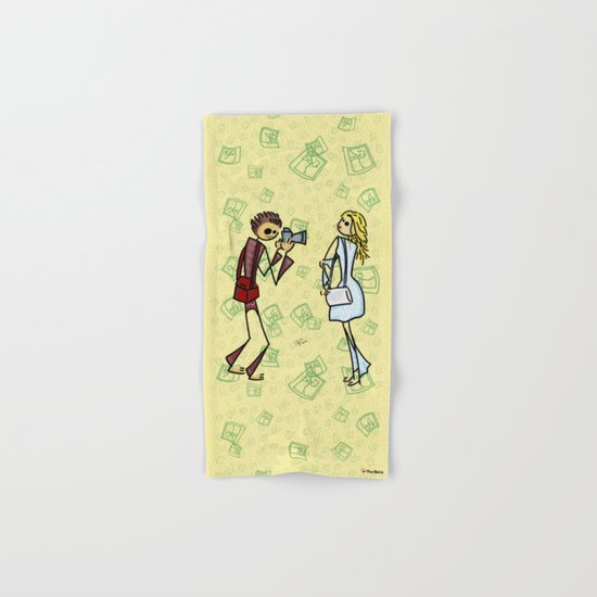 Fashion girl Hand & Bath Towel