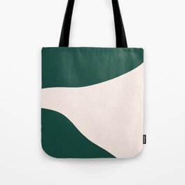 Emerald green abstract art Tote Bag