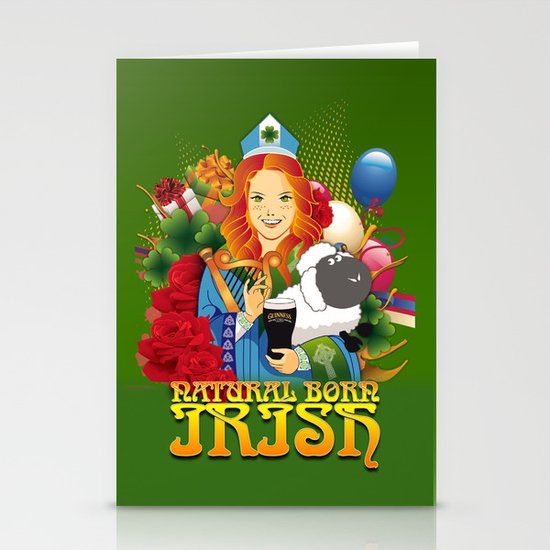 Natural Born Irish Stationery Cards