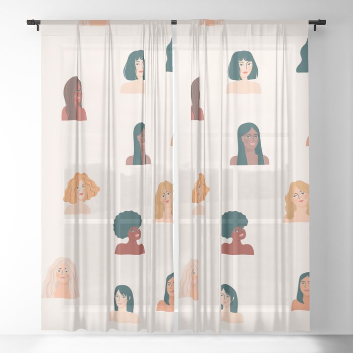 Women Sheer Curtain