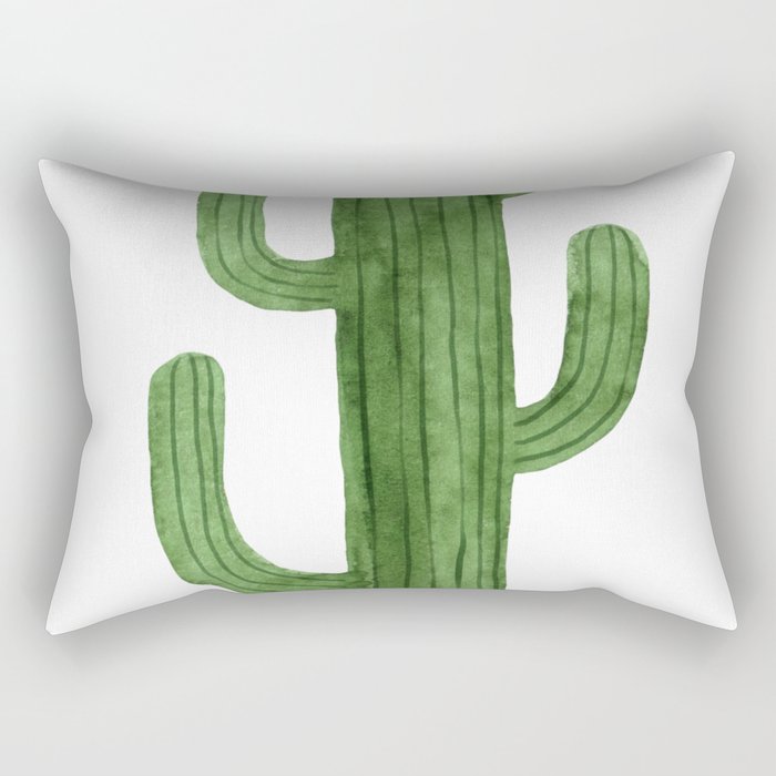 Solo Cactus Green Rectangular Pillow