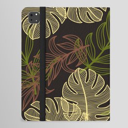 Autumns Tropical Resort Monstera Plants iPad Folio Case