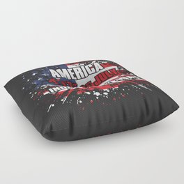 america indendence day, 4th of july Floor Pillow