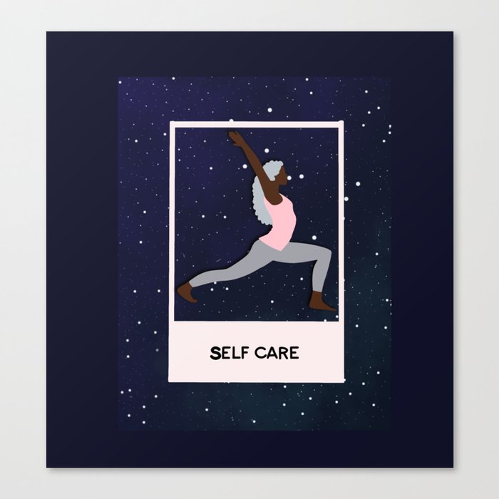 Self care Canvas Print