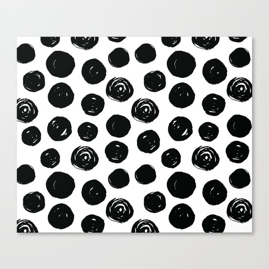 Elegant Like A Dot Canvas Print