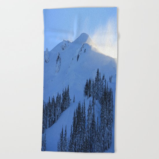 Ghosts In The Snow Beach Towel