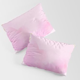 Pink & Gold Glitter Cotton Candy Pillow Sham