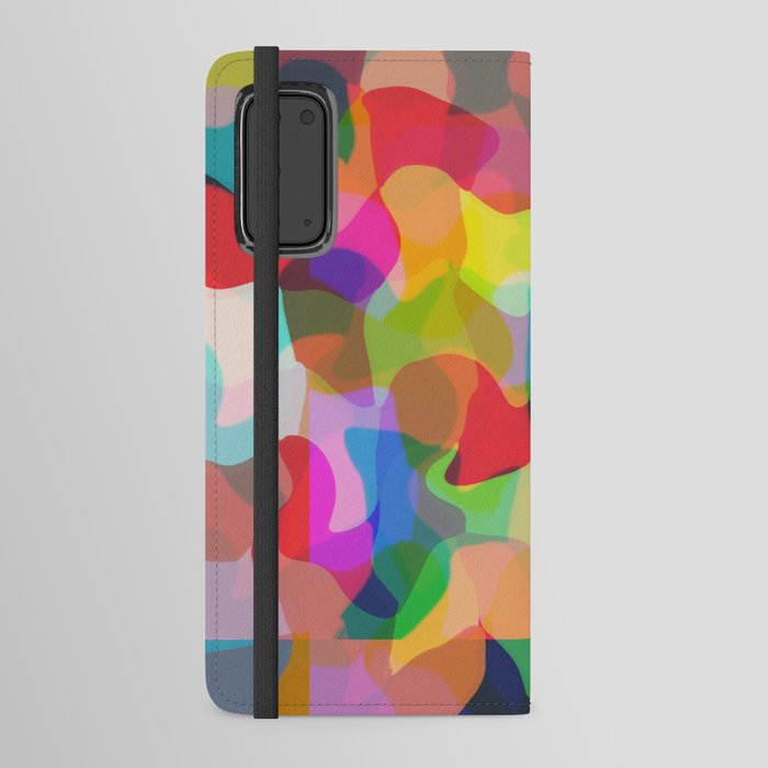 Modern Abstract Chroma Multicolor Android Wallet Case