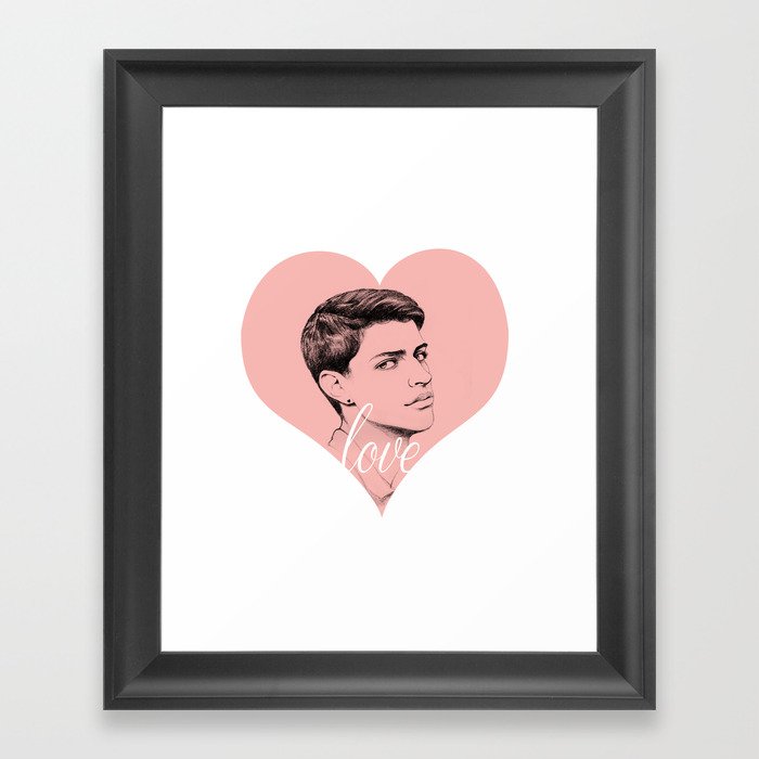 Mr. Love Framed Art Print