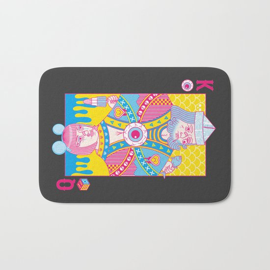 Queen Of Nowhere, King Of Nothing Bath Mat