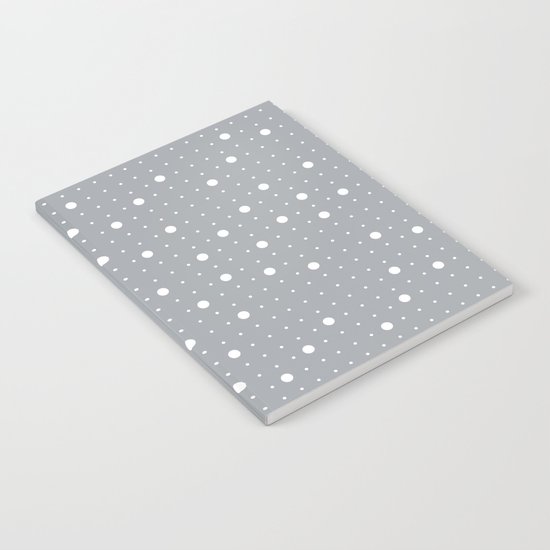 Pin Points Grey Notebook