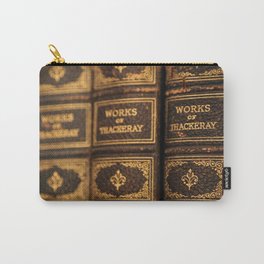 Antique Books - Thackeray Carry-All Pouch | Thackeray, Goldleafing, Antiquebooks, Study, Stories, Vintagebooks, Library, Novel, Booklover, Vanityfair 