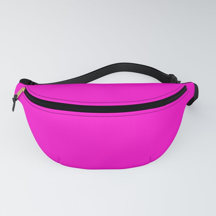 BRIGHT MAGENTA COLOR. Vibrant Pink Solid Color Fanny Pack