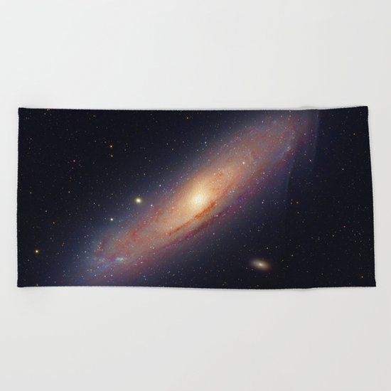 Spiral galaxy Beach Towel