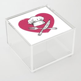 Restaurant Chef Food Cooking Kitchen Acrylic Box