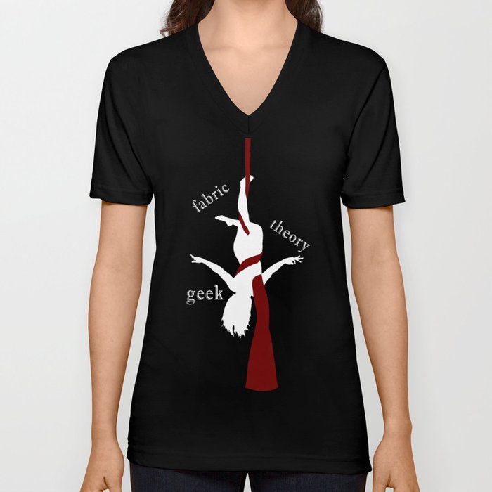 Aerialist Fabric Theory Geek - Aerial  Silks V Neck T Shirt