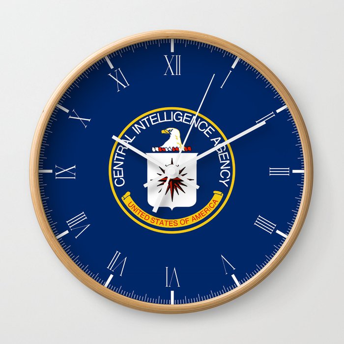 CIA Flag Wall Clock
