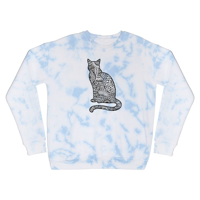 Cat doodle pattern Crewneck Sweatshirt