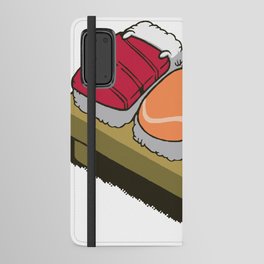 three cute sushi sleeping Android Wallet Case